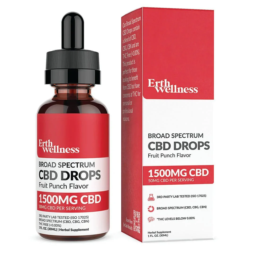 Erth Wellness Erth Wellness Broad Spectrum *THC Free - Unflavored - 1500mg