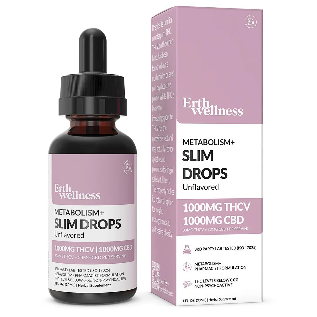 Erth Wellness Metabolism+ SLIM DROPS - Unflavored