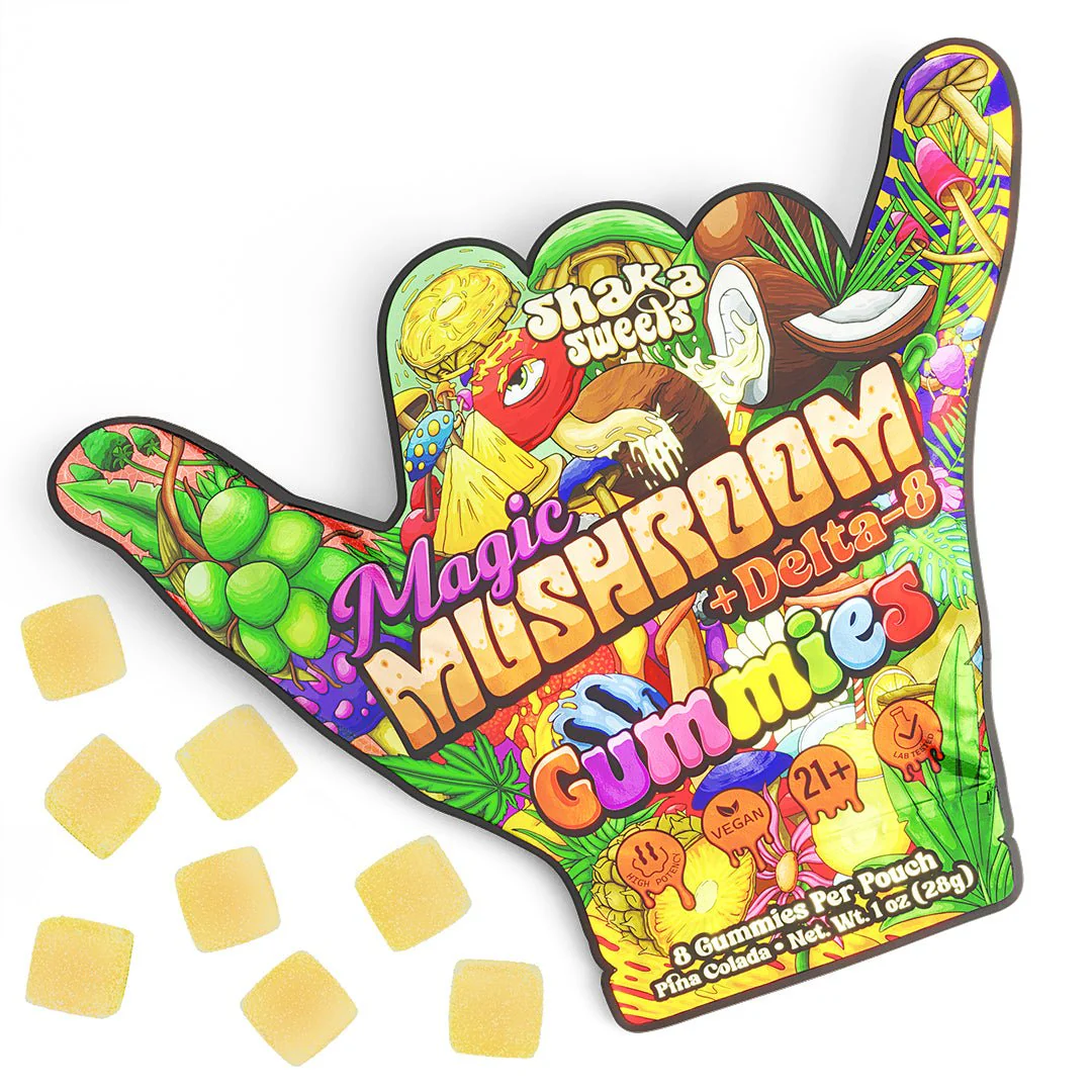 Erth Wellness Shaka Sweets Magic Mushroom + Δ8 THC - Pina Colada