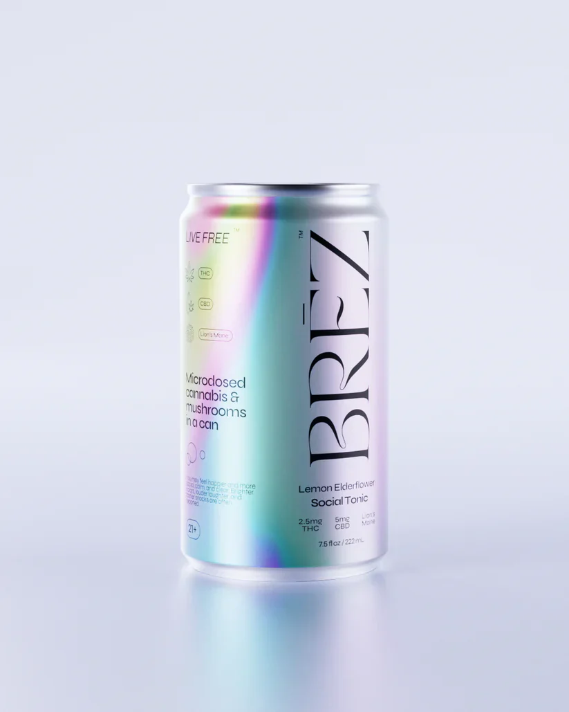 Brez 7.5oz OG Duo Lion's Mane / THC Social Tonic