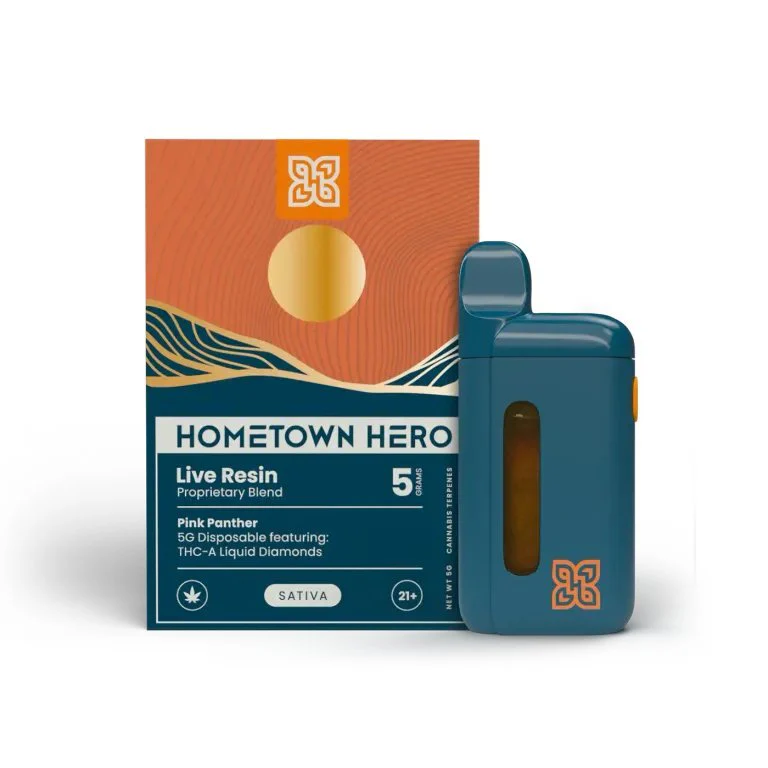 Hometown Hero THC-A Disposable Vape - 5g - Pink Panther