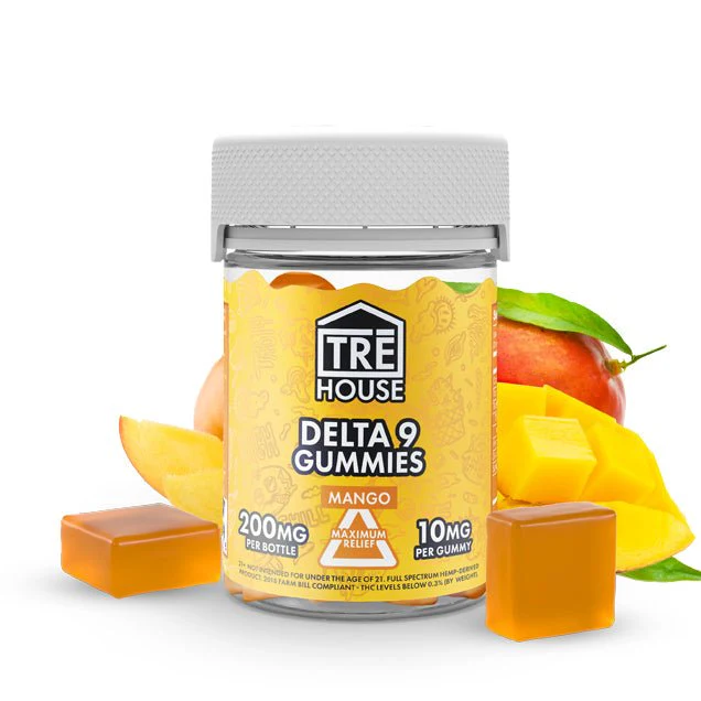 TreHouse Delta 9 Gummies - 200mg - Mango