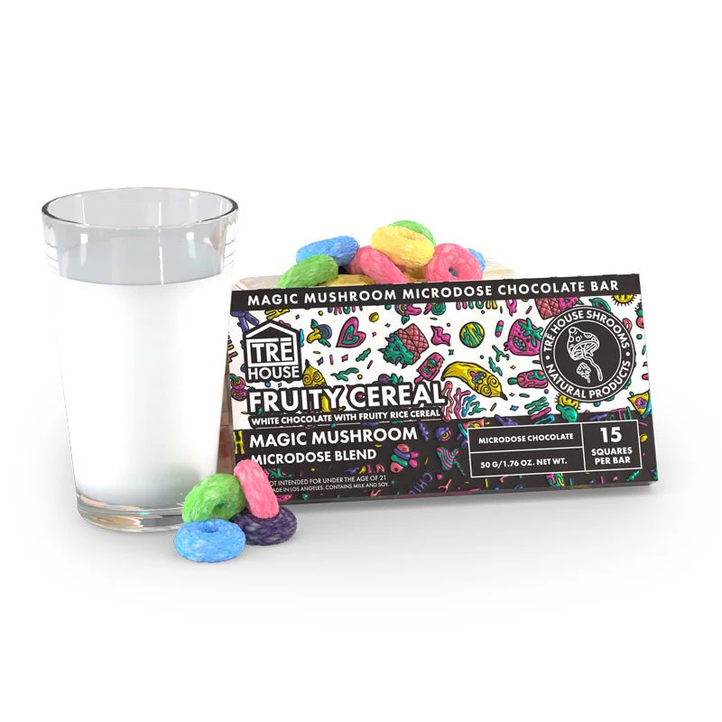 TreHouse Magic Mushroom Chocolate Bar - Fruity Cereal