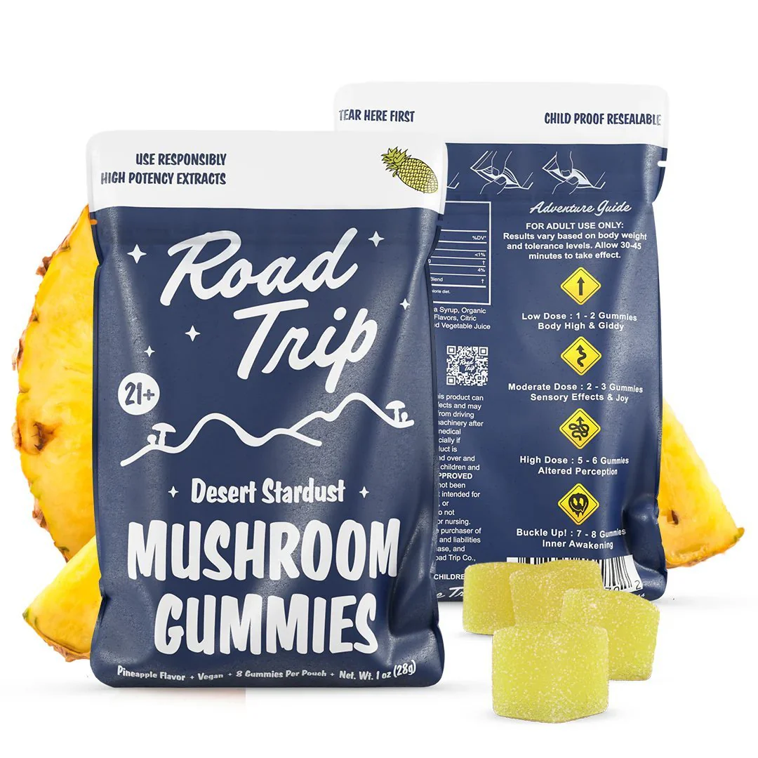 Desert Stardust Magic Mushroom Gummies - Pineapple