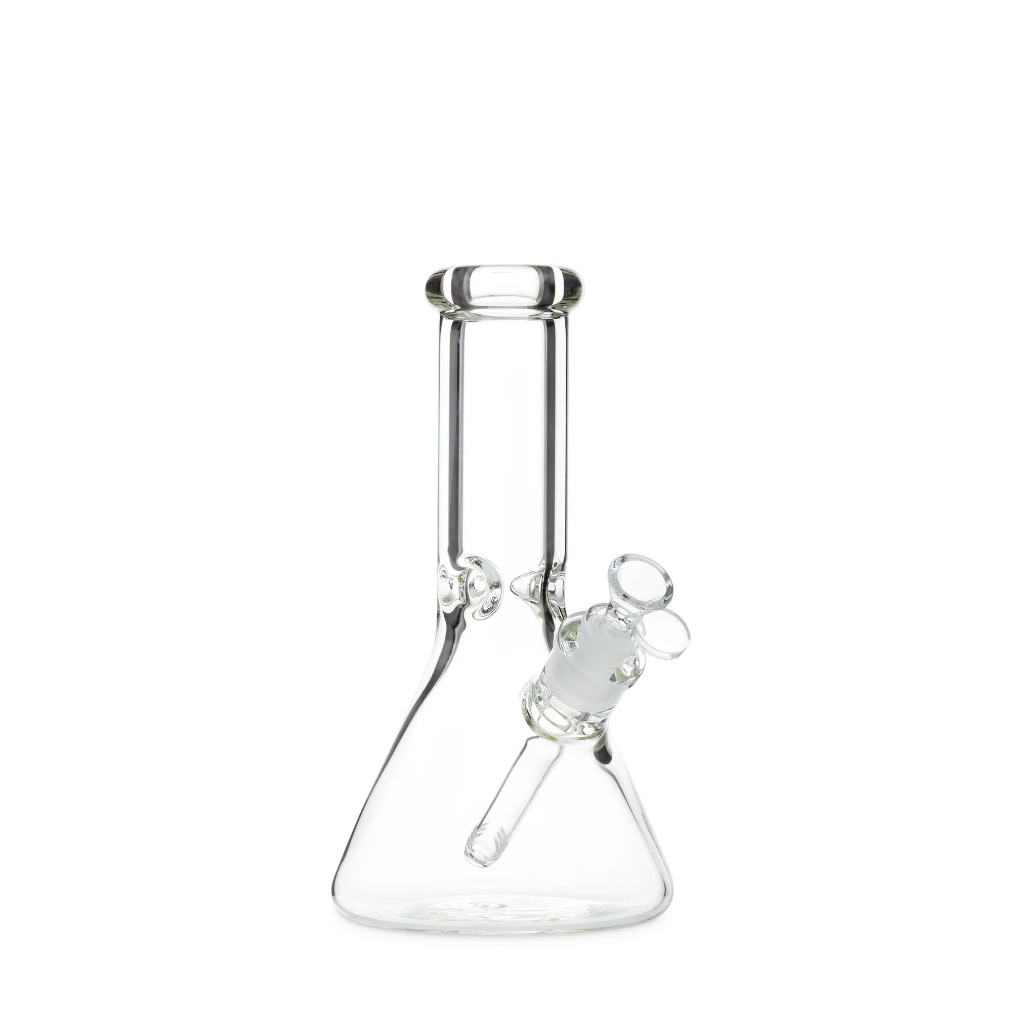 10in 50x9mm Beaker Bong w/Disc Handle Funnel Bowl