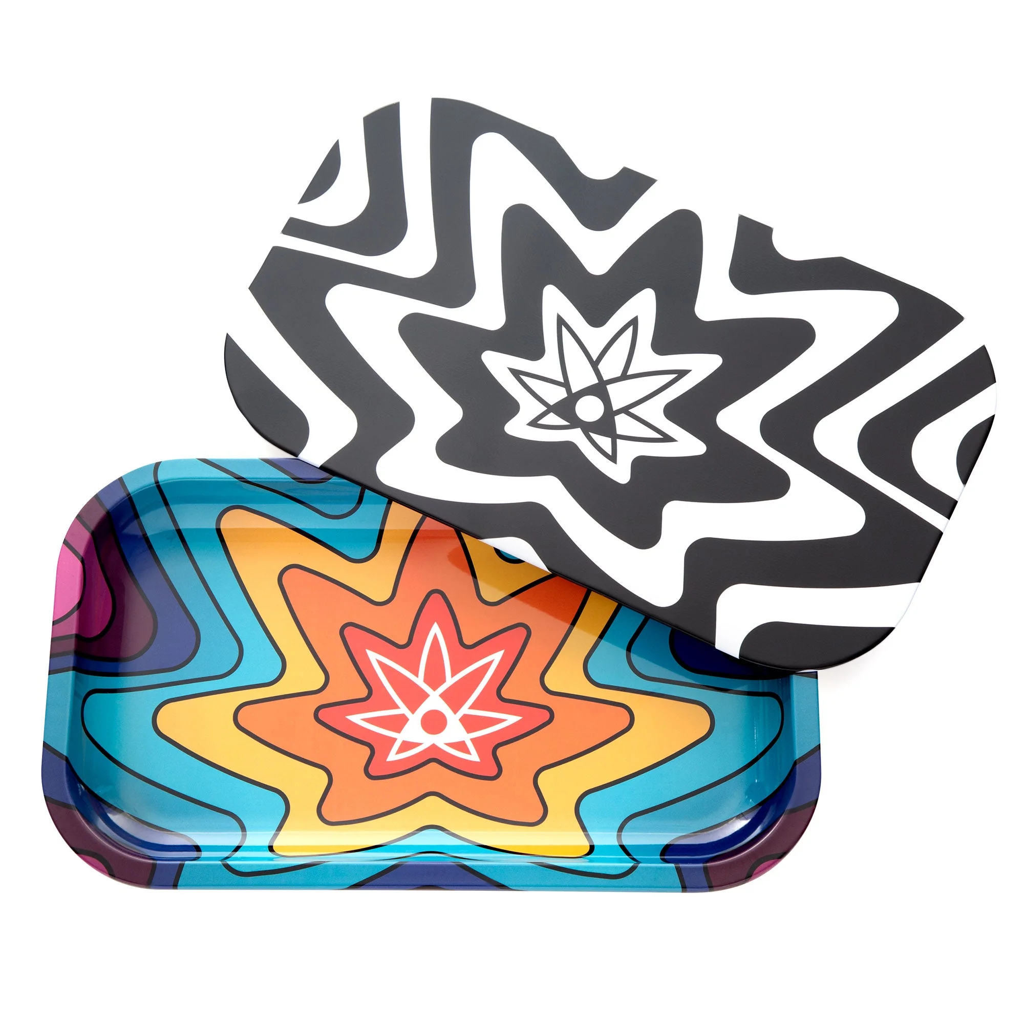 420 Science Rolling Tray With Magnetic Lid - No Dab Mat